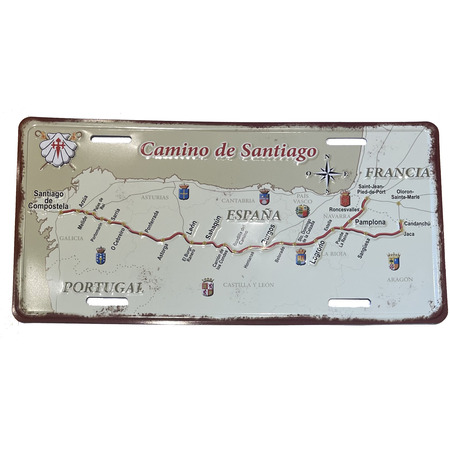 Feuille décorative Camino de Santiago