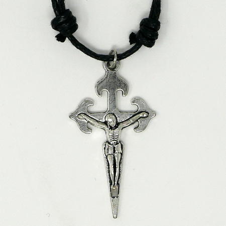 Metal Colgant Crucifijo en croix de Santiago
