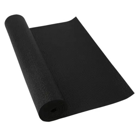 Tapis de yoga noir Softee 4 mm