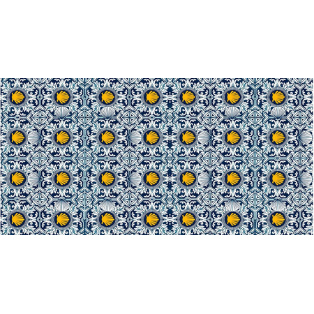 Foulard MyL Bleu Camino de Santiago