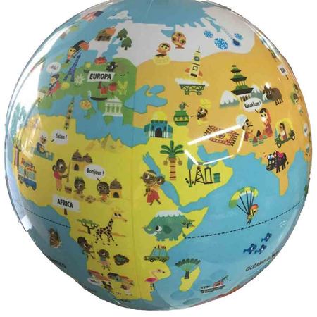 World Kids Gonflable Globe Petits voyageurs en Castille (30 cm)