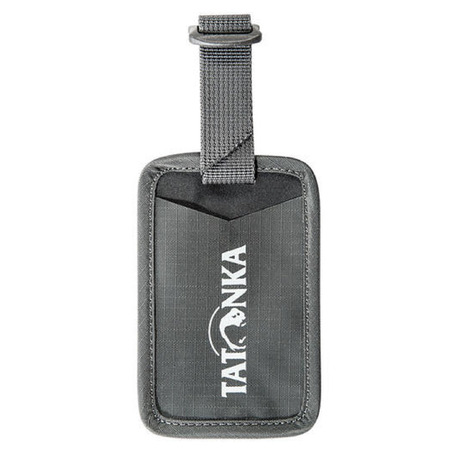 Étiquette de bagage Tatonka Travel Name Tag Gris