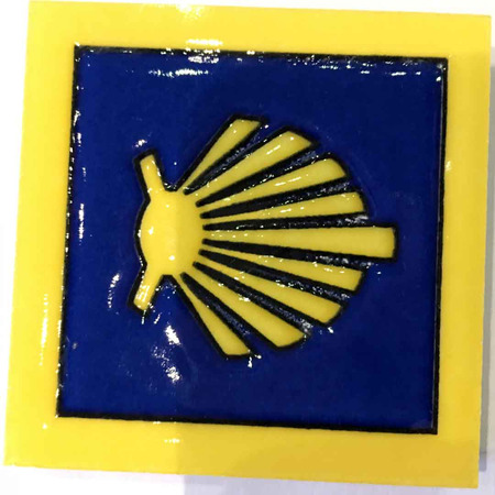 Imam Cerámica Star avec filo et fond bleu