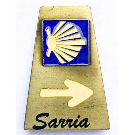 Aimant en métal bronze Sarria MyL Landmark