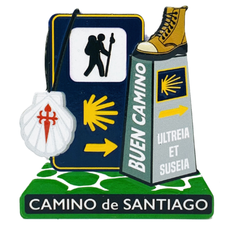 Imán Resina 3D Mojón Bom Caminho