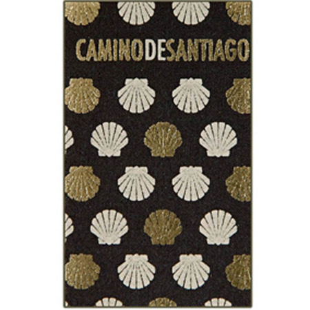 Aimant textile Coquilles d\'or Chemin de Santiago