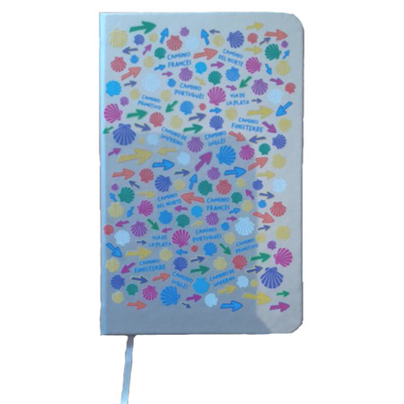 Carnet de symboles colorés Camino de Santiago