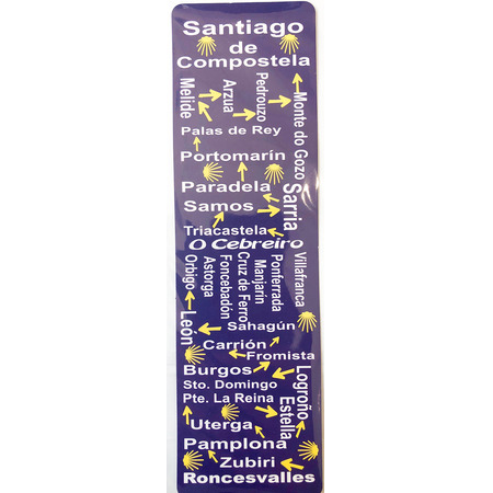 Villes Camino de Santiago Bookmark