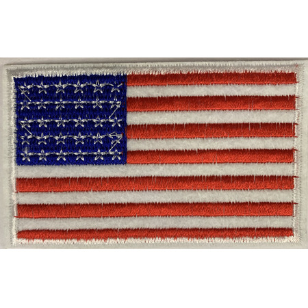 Écusson brodé drapeau des États-Unis
