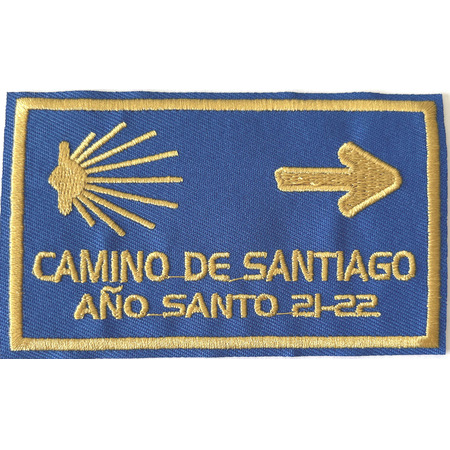 Patch brodé Camino Santiago Année Sainte 21-22
