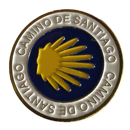 Épingle étoile ronde Camino de Santiago