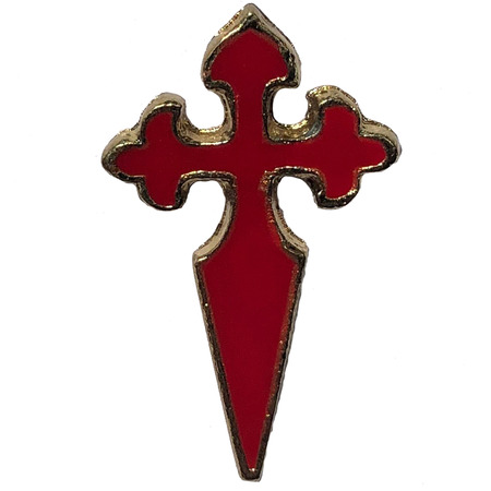 Pin Metal Cruz de Santiago Grande