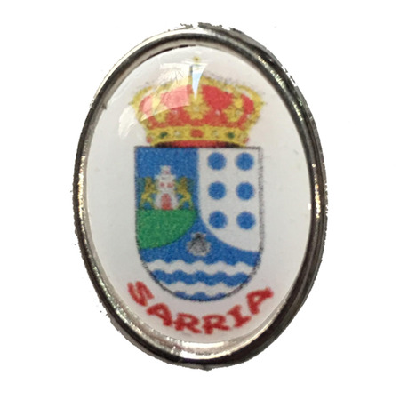 Bouclier métallique d\'épingle Sarria