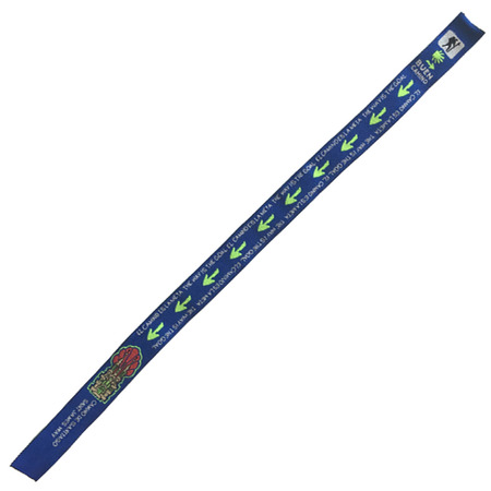 Bracelet en tissu Le Chemin est le but Flèches 21 Bleu
