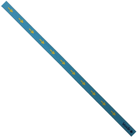 Bracelet Tissu Flèches Jaunes 54 Bleu Ciel