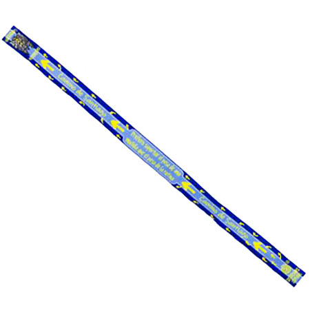 Bracelet Tissu Phrase Routine 105 Bleu