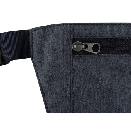 Sac banane MoneyBelt en peau de Tatonka Bleu marine