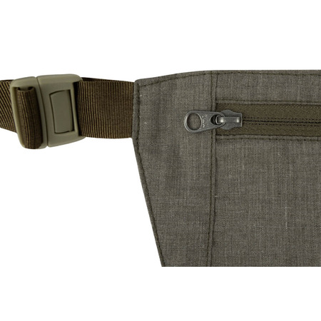 Sac banane MoneyBelt en peau de Tatonka Kaki vert