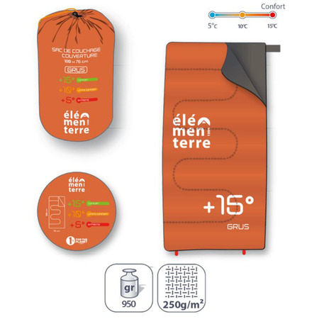 Gigoteuse Elementerre Grus Orange
