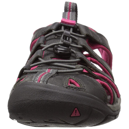 Sandalia Keen Clearwater CNX Cuir Gris/Fucsie