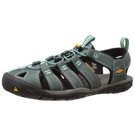 Sandalia Keen Clearwater CNX Cuir W Vert Minéral