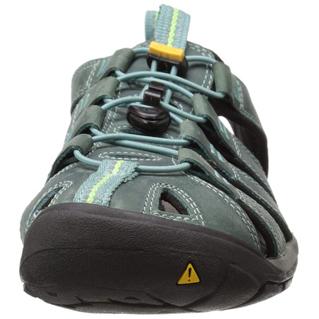 Sandalia Keen Clearwater CNX Cuir W Vert Minéral