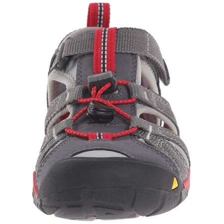 Sandalia Keen Seacamp II CNX Enfants Gris/Rojo