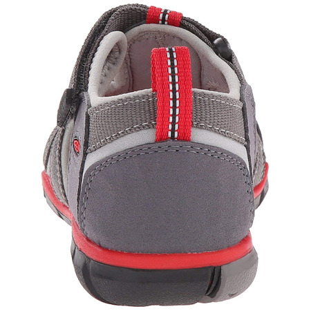 Sandalia Keen Seacamp II CNX Enfants Gris/Rojo