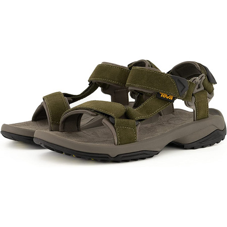 Sandale Teva Terra Fi Lite en cuir vert