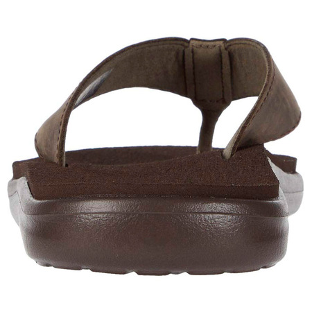Sandalia Teva Voya Flip Cuero Maron