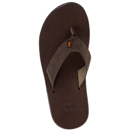 Sandalia Teva Voya Flip Cuero Maron