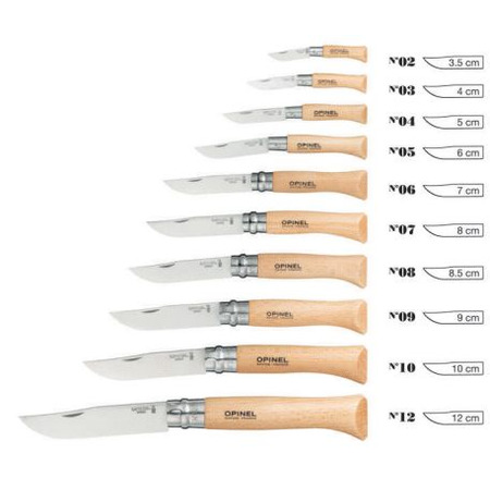 Ensemble Opinel Tradition inoxydable 10 Navajas