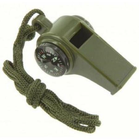 Highlander Whistle 3 en 1 Ranger Sifflet Vert