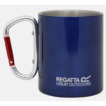 Mug de régate avec mousqueton, acier bleui