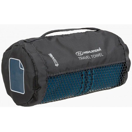 Serviette de voyage en microfibre Highlander XL Bleu