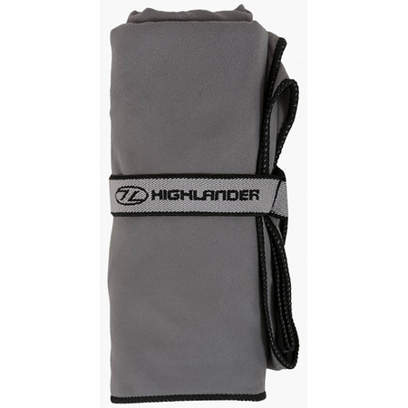 Serviette de voyage en microfibre Highlander XL Gris