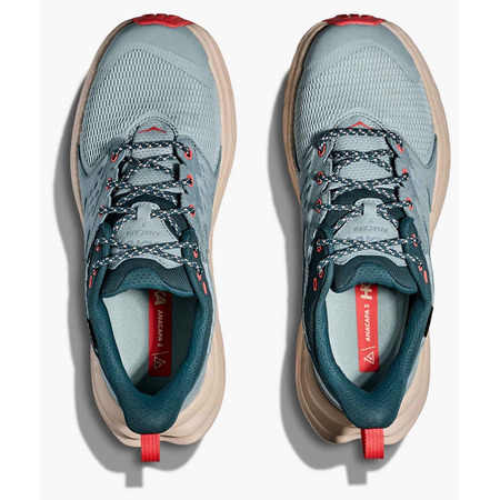 Chaussures Hoka Anacapa 2 Low GTX W Bleu/Corail