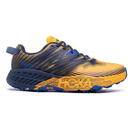 Chaussure Hoka Speedgoat 4 moutarde / marine