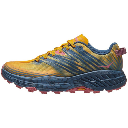Chaussure Hoka Speedgoat 4 W Jaune / Gris