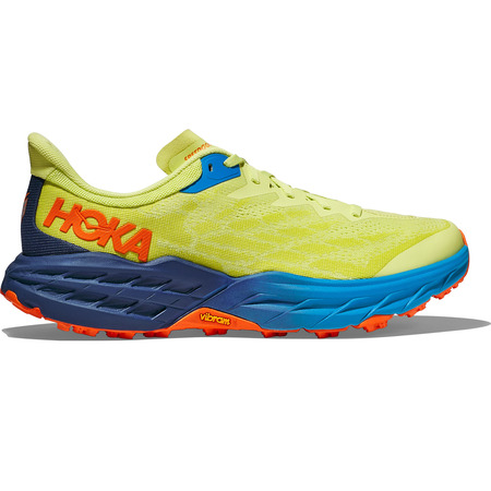 Chaussures Hoka Speedgoat 5 vert citron/bleu marine
