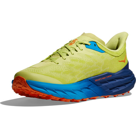 Chaussures Hoka Speedgoat 5 vert citron/bleu marine