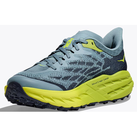 Chaussure Hoka Speedgoat 5 Large Bleu/Lime