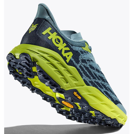 Chaussure Hoka Speedgoat 5 Large Bleu/Lime