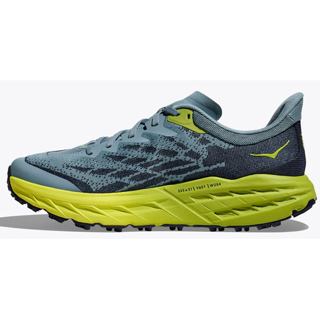 Chaussure Hoka Speedgoat 5 Large Bleu/Lime