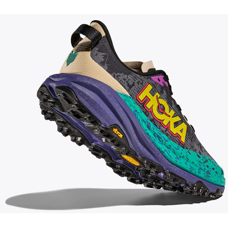 Chaussure Hoka Speedgoat 6 Gris/Vert/Violet