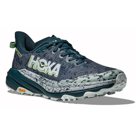 Chaussure Hoka Speedgoat 6 GTX Gris/Vert Mer