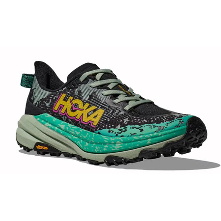 Chaussure Hoka Speedgoat 6 W Gris/Vert/Jaune