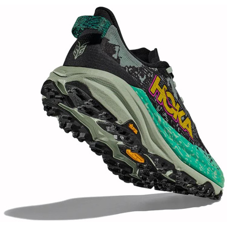 Chaussure Hoka Speedgoat 6 W Gris/Vert/Jaune