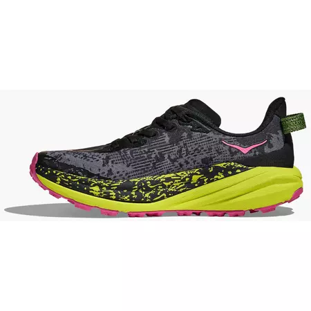 Chaussures Hoka Speedgoat 6 W Noir/Néon