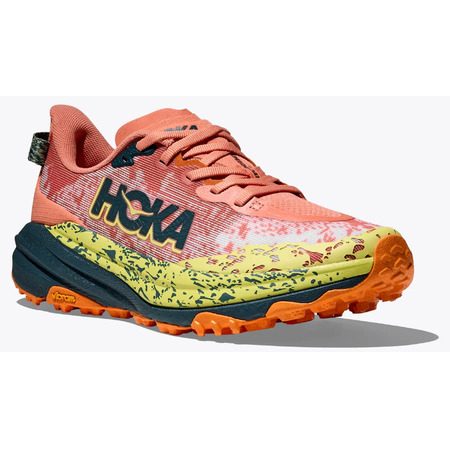 Baskets Hoka Speedgoat 6 W Saumon/Jaune